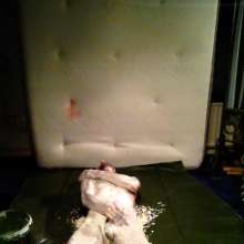 Dawamman: Solo Male Covered in Custard Just Stroking
