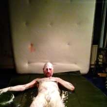Dawamman: Solo Male Covered in Custard Just Stroking