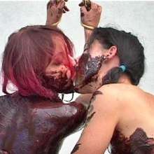 FOXY: duo lesbians in chocolate