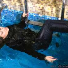 ufa217: Wetlook Training for new model. In jeans. Part 1.