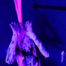 messyhot: Ziva Fey Squeals over Being Slimed and Foamed