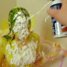 messyhot: Ziva Fey Squeals over Being Slimed and Foamed