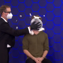 greenslimer: Pie in the face game on The Ellen Show