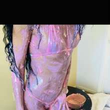 Slimed Models: Tyra Frosts Herself
