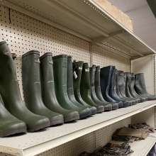 Mud Girl Katie: Men's rubber boots worn by females?