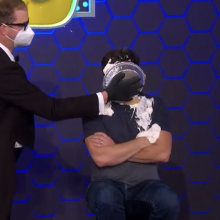 greenslimer: Pie in the face game on The Ellen Show