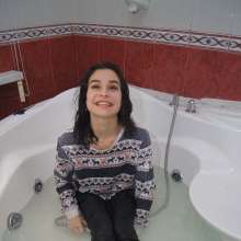 Wet Live Team: Anastasia Gets Wet and  Very Relaxed!