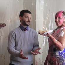 RevSlymsford: Cheerleader, Schoolgirl and Teacher In Co-ed Messy Piefight