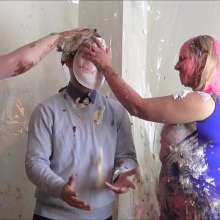 RevSlymsford: Cheerleader, Schoolgirl and Teacher In Co-ed Messy Piefight