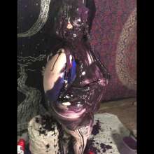 Luckyleaf: Gagged and Trashed with Paint