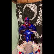 Luckyleaf: Gagged and Trashed with Paint