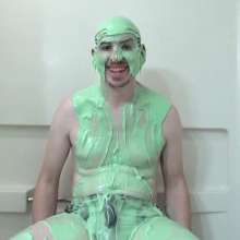 mhop: Green Slimed for the Mystery Wall of Prizes!