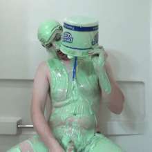 mhop: Green Slimed for the Mystery Wall of Prizes!