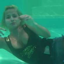 wamtec: Lilli Underwater in a Clubbing Outfit