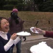 Alumi: Mai vs Maria!  Japan vs Australia!  Big shaving cream pies!  Big audience!