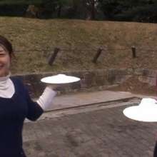 Alumi: Mai vs Maria!  Japan vs Australia!  Big shaving cream pies!  Big audience!