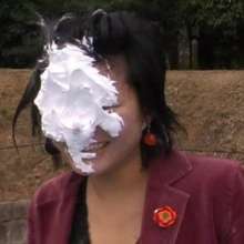 Alumi: Mai vs Maria!  Japan vs Australia!  Big shaving cream pies!  Big audience!