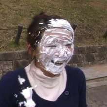 Alumi: Mai vs Maria!  Japan vs Australia!  Big shaving cream pies!  Big audience!