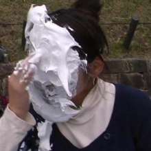 Alumi: Mai vs Maria!  Japan vs Australia!  Big shaving cream pies!  Big audience!
