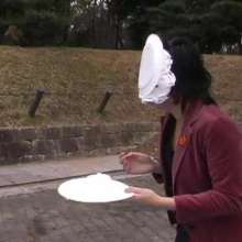 Alumi: Mai vs Maria!  Japan vs Australia!  Big shaving cream pies!  Big audience!