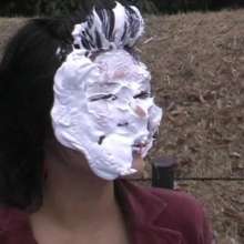 Alumi: Mai vs Maria!  Japan vs Australia!  Big shaving cream pies!  Big audience!
