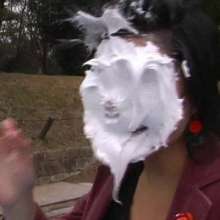 Alumi: Mai vs Maria!  Japan vs Australia!  Big shaving cream pies!  Big audience!