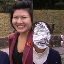 Alumi: Mai vs Maria!  Japan vs Australia!  Big shaving cream pies!  Big audience!