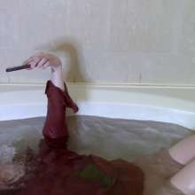 Leila: Relaxing in the Jacuzzi