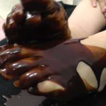 Alumi: 2 of the sexiest Japanese feet I've ever poured goo on.