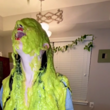 Slimed Models: LaRae Watches Back her Getting Slimed... And Then Gets Slimed Again!