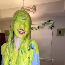 Slimed Models: LaRae Watches Back her Getting Slimed... And Then Gets Slimed Again!