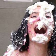 messyhot: Sober K and Brunette Bunny Sit in Cake Together
