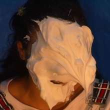 Alumi: Linda and Luce + shaving cream pies, honey, and chocolate + bare feet