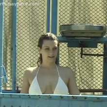 doctor_splash: Dunk Tank Featuring Haley and Leah in Bikinis