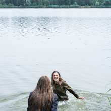 wet.look.me: New Update Group girls in Lake, Leggings and Pool Girl Enjoy!| Wetlook.biz