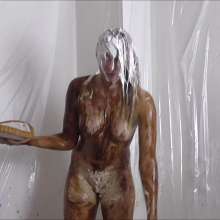 RevSlymsford: Belle's Forfeit 2: Cake Sitting, Paint, Yoghurt + Pies