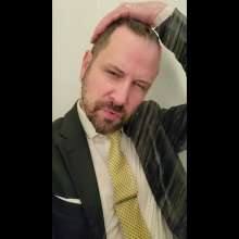 zave66: Blue Suit Shower