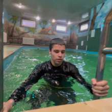Wet Live Team: Danio Had Fun in the Sauna, Poured Himself in the Pool!