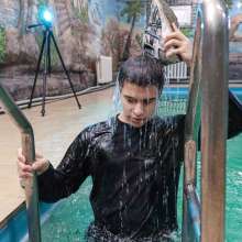 Wet Live Team: Danio Had Fun in the Sauna, Poured Himself in the Pool!