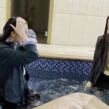 WetPlace: Fabulous Tina And Shiny Dasha Two Girls Playing In The Pool