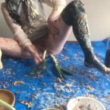 VioletVixen: Fucking Leeks N' Beans in Savory Slop with Dp and Beethoven