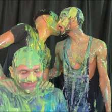 RevSlymsford: Rafa and Edinson Have Fun Sliming + Tickling Older Man Mark