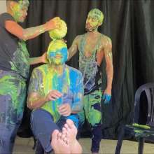 RevSlymsford: Rafa and Edinson Have Fun Sliming + Tickling Older Man Mark