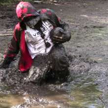 jace02116: Jace, Hired to Clean Waste from Muddy Swamp Ends Covered