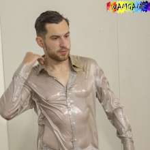 WamtasticUK: James Leather-Look Suit in Sloppy Mud Bath