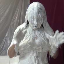 Jayce: One kitty Falls in, ONe kitty taunts-gunged-both stuck in Fluff!