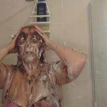 Darkabyss445: Messy Chocolate Cream Pies in the Shower
