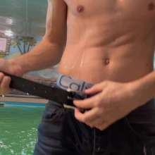 Wet Live Team: Relax in the Pool and More!  Wet and Hot Ruslan in the Pool