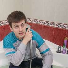 Wet Live Team: Ruslan Was Washing His Hair | Asmr Sounds of Water!