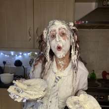 MESSYDORA: School Girl Gets Lots of Pies